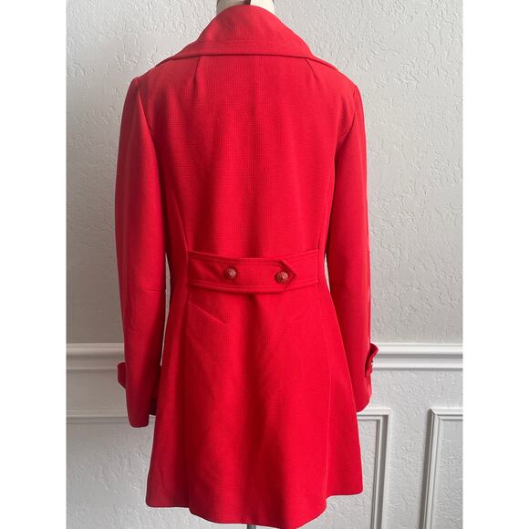 Vintage Red Coat Textured Buttons Union Tag - Picture 2 of 11
